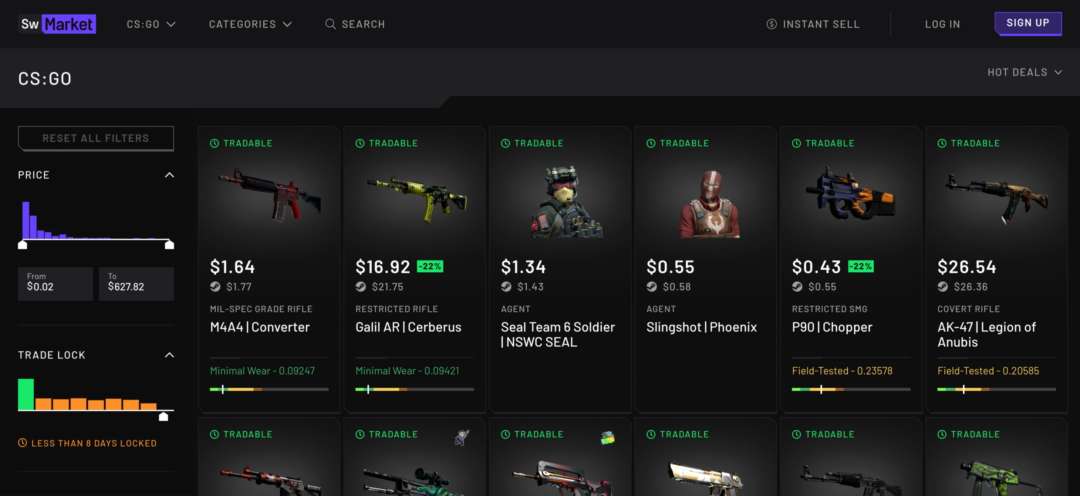 SkinWallet - The Gaming Skin Exchange Platform | GeekonPeak