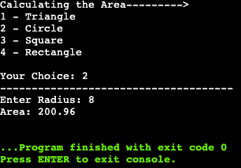 Output Case 2 of The Program